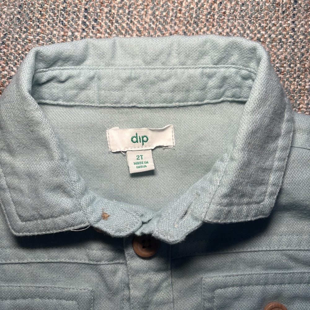 Curated Neutral Baby Capsule | Cozy Knit Sweaters + Chambray Jacket Set 2T - Picture 3 of 10